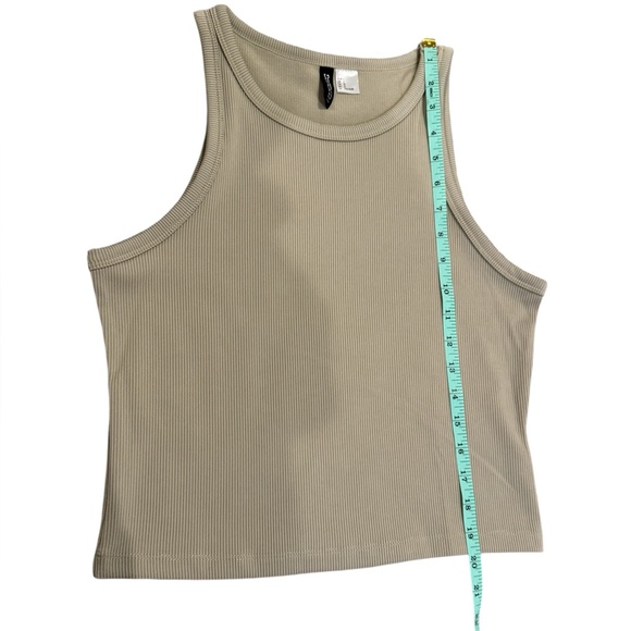H&M Light Khaki Ribbed Tank Top - Picture 4 of 7